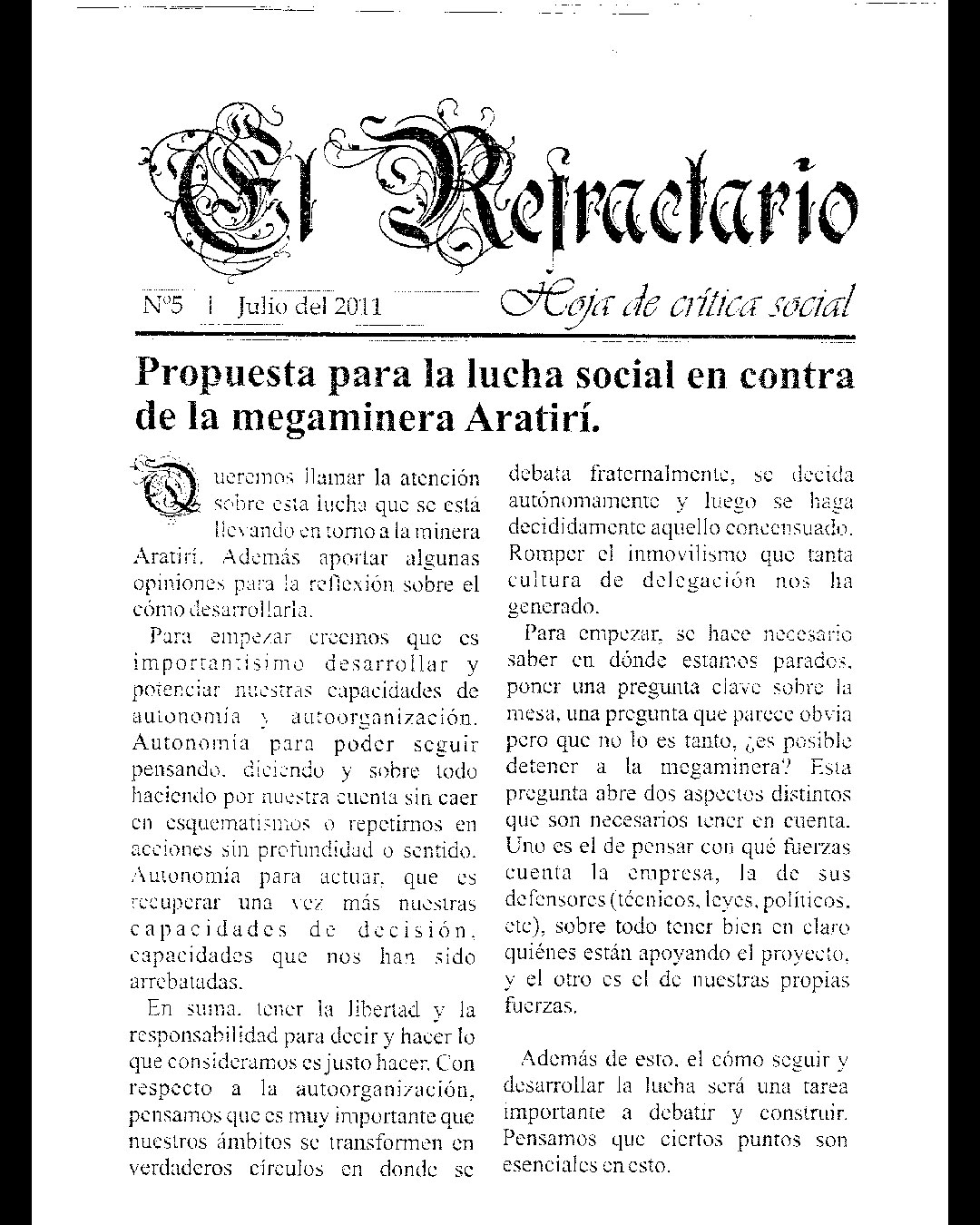 El refractario