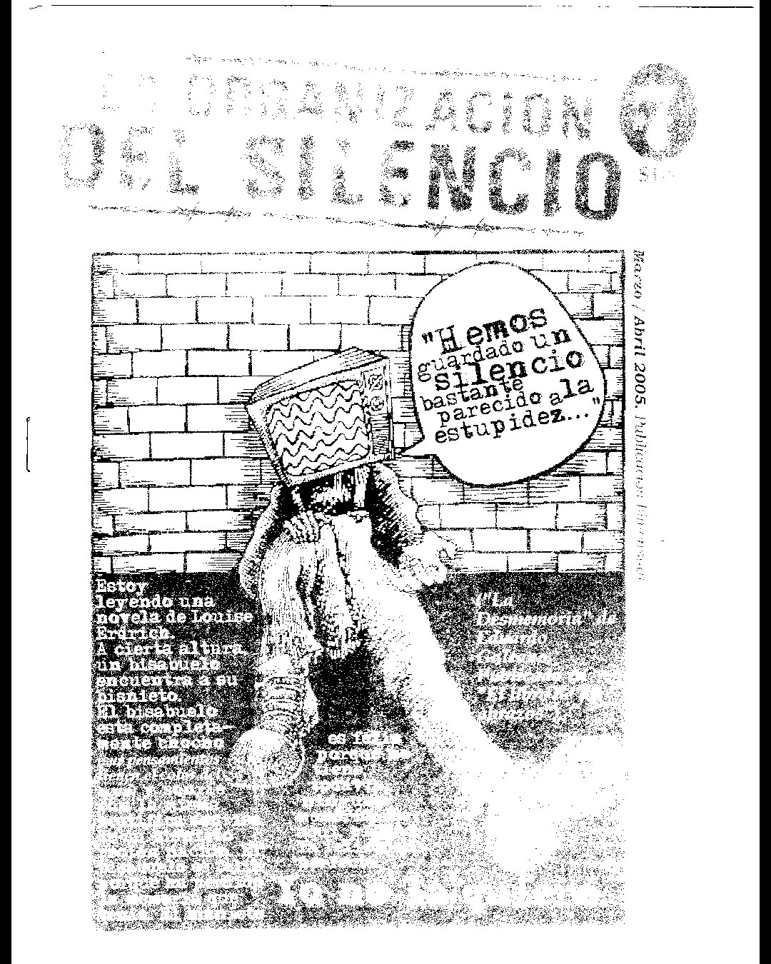 La organizacion del silencio
