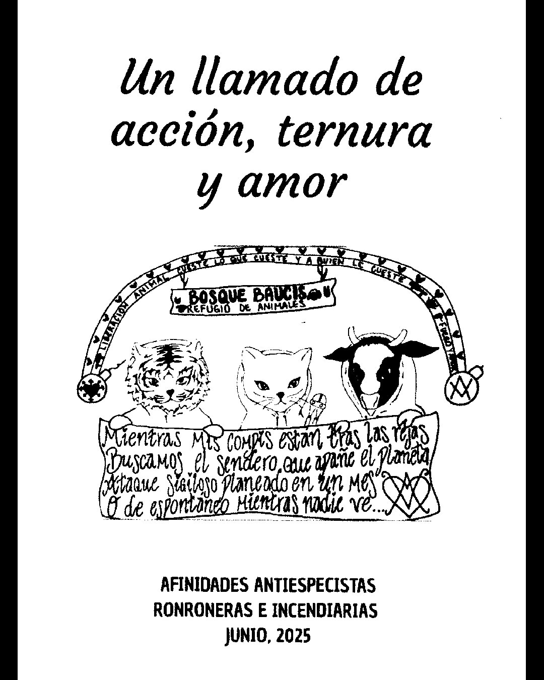 Un llamado de accion, ternura y amor