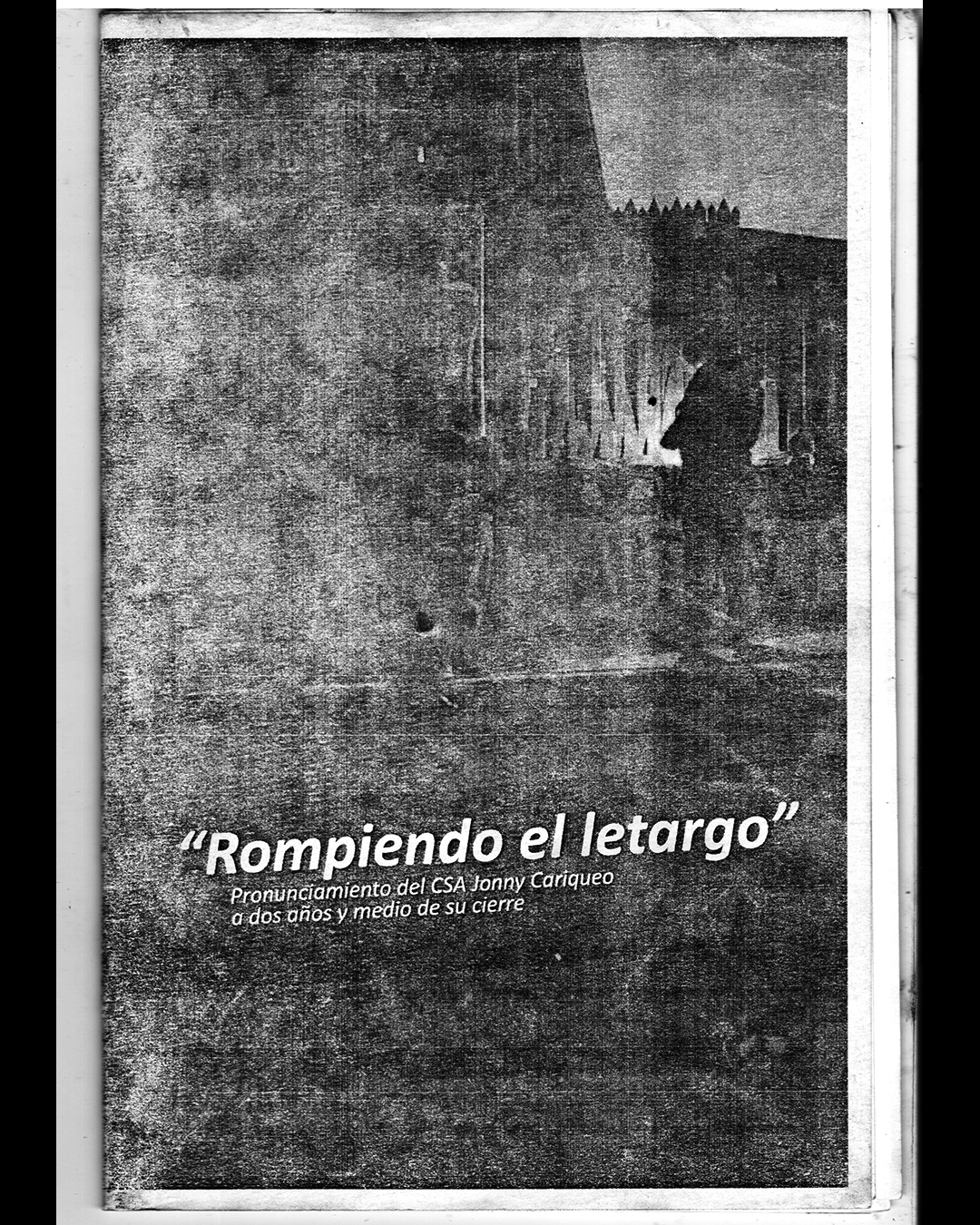Rompiendo el letargo
